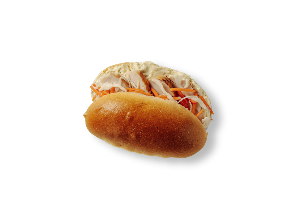Sandwich poulet, coleslaw