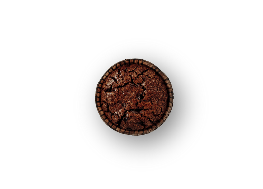 Brownie pure chocolade-zeezout