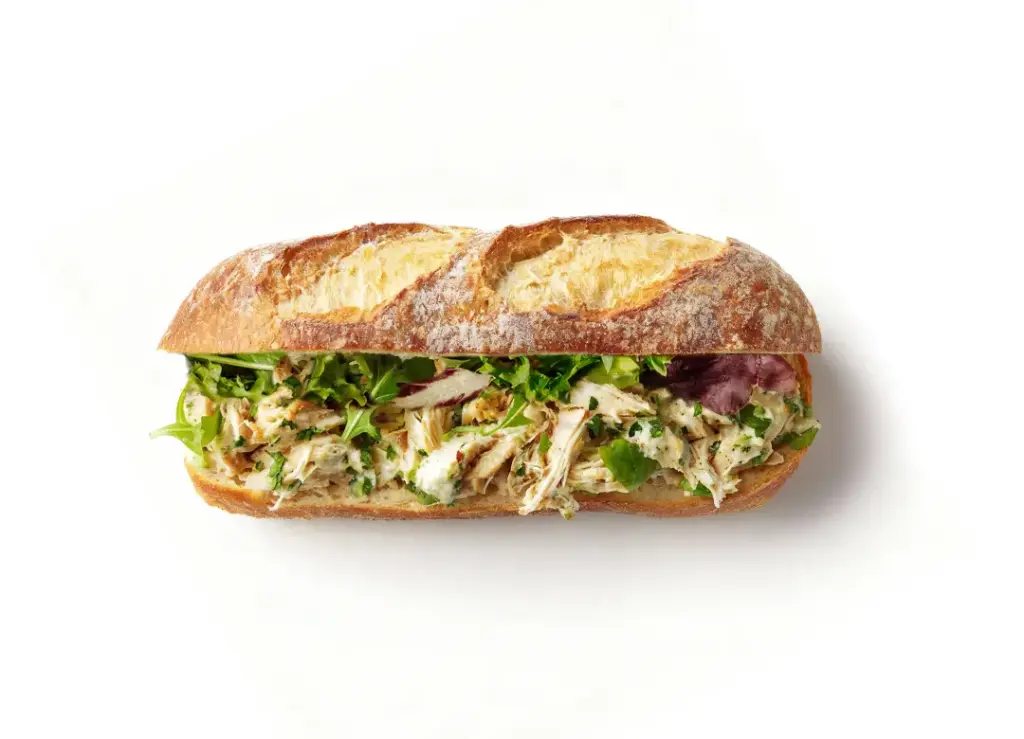 Sandwich poulet moutarde