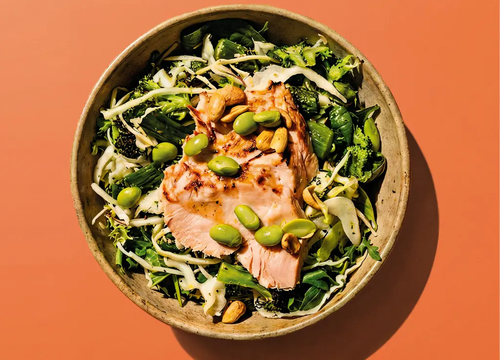 Kipsalade met broccoli