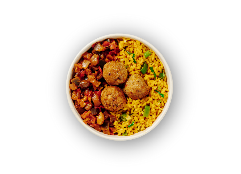 Oosterse rijst falafels