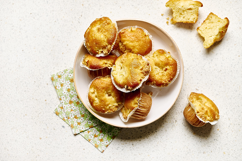 Bio* muffin met appels 