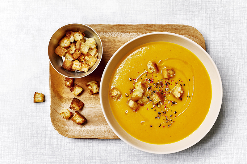 Bol de soupe potiron - coco