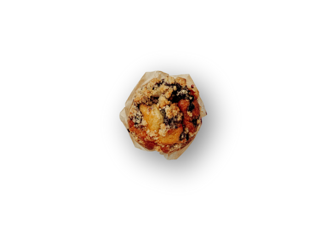 Bio bosbessen muffin