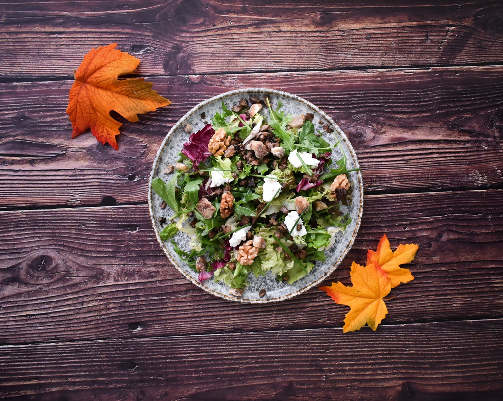 Salade Chèvre Marron
